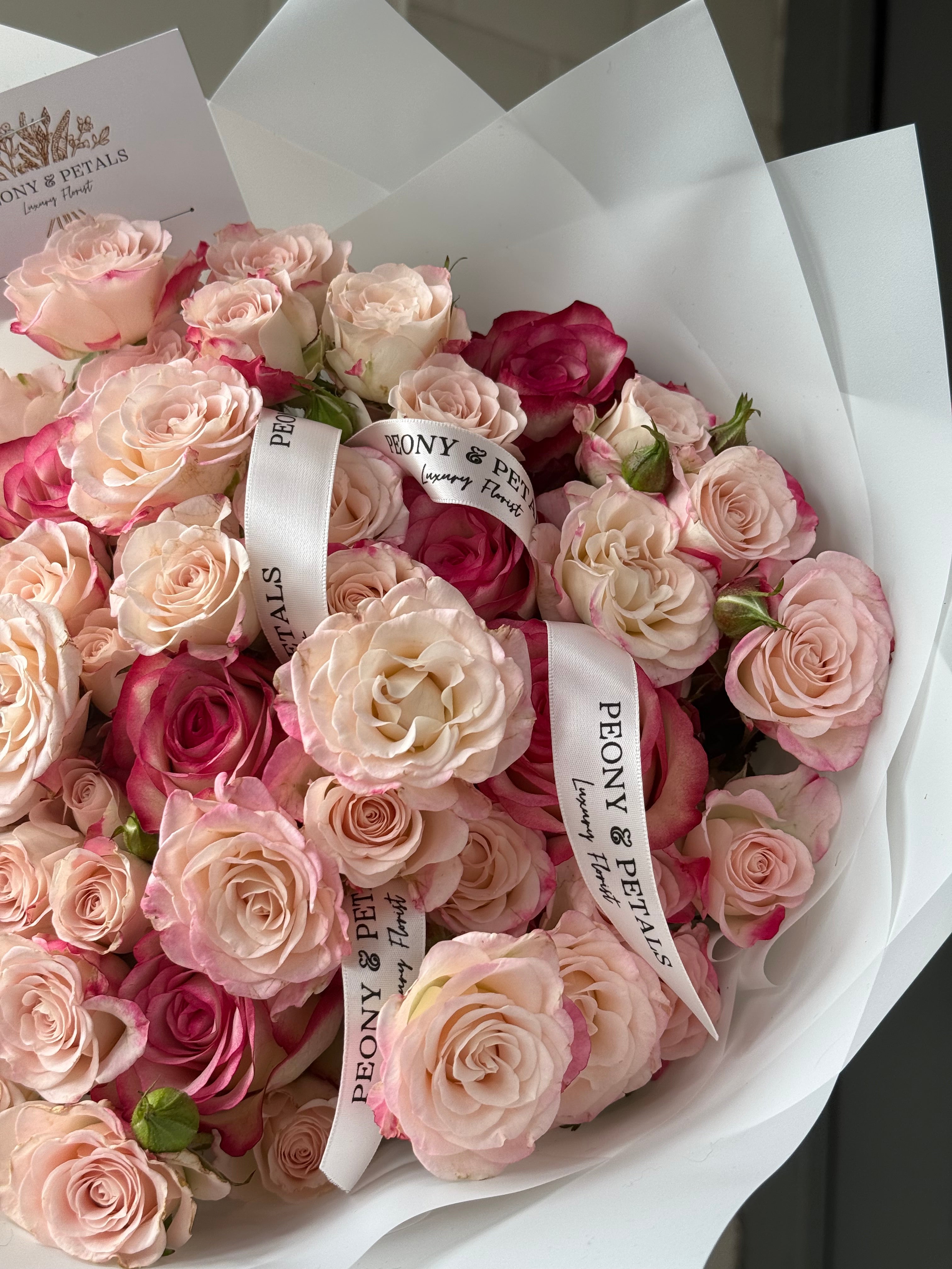 Rosé Fresca Medium Mixed Bouquet