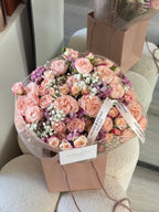 Rosé Bijou Medium Mixed Bouquet