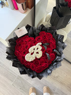 Heart Shaped Red Naomi Roses