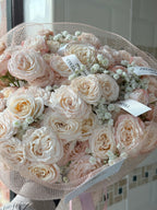 Blush Opaline Medium Mixed Bouquet