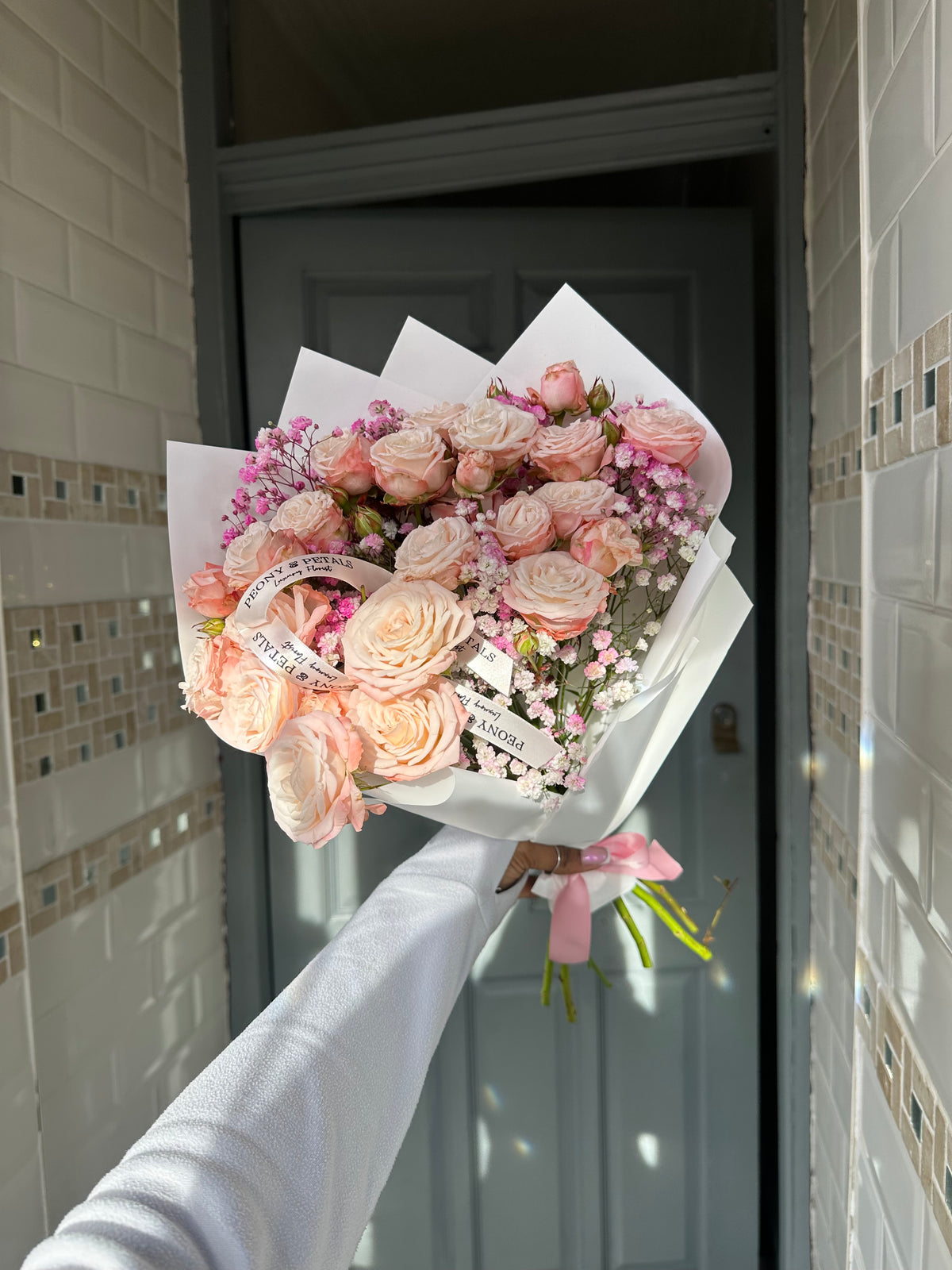 Blush Rose Small Mixed Bouquet