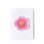 Bespoke Flower Cards - Pink