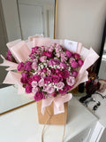 Fuchsia Whisper Mixed Medium Bouquet
