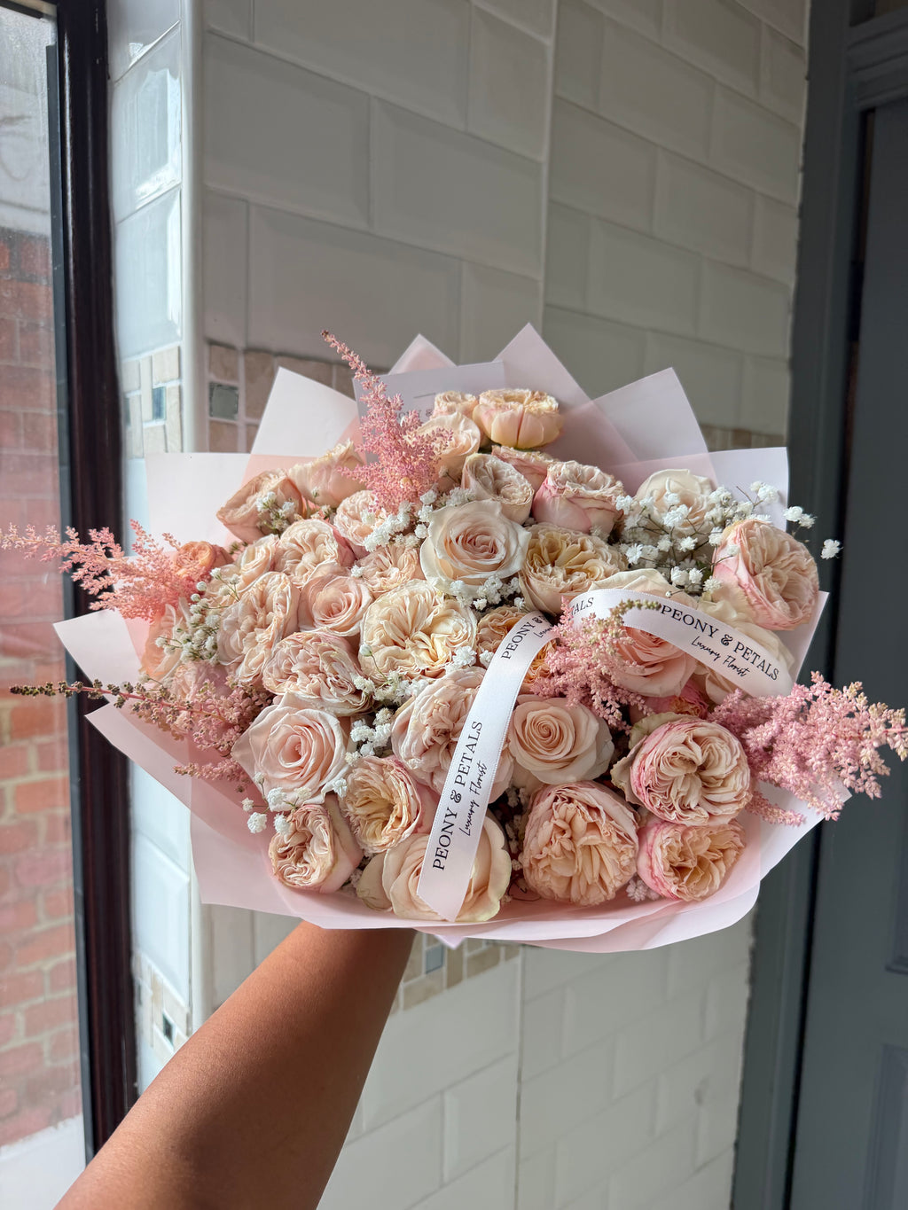 Blush Chantilly Medium Mixed Bouquet