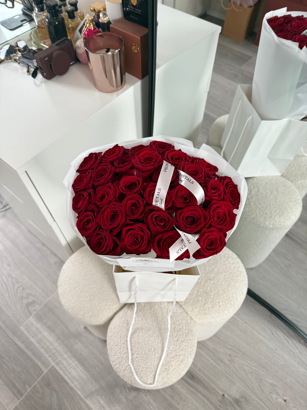 30 Stems Naomi Red Roses |