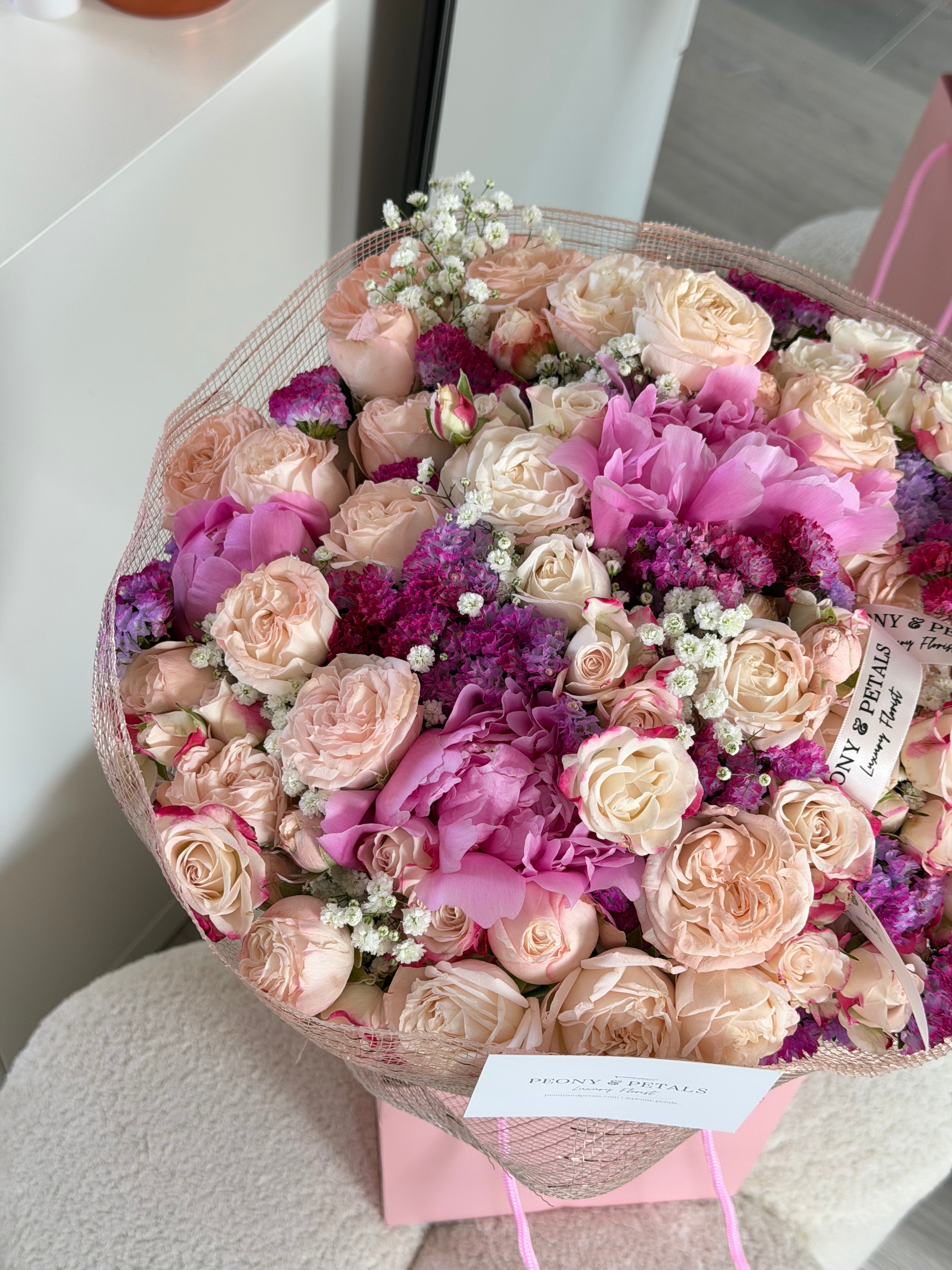 Velvet Peony Extra Large Mixed Bouquet