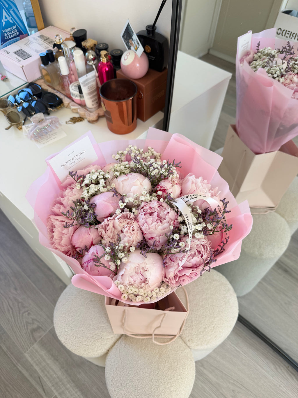 20 peony stem with filler