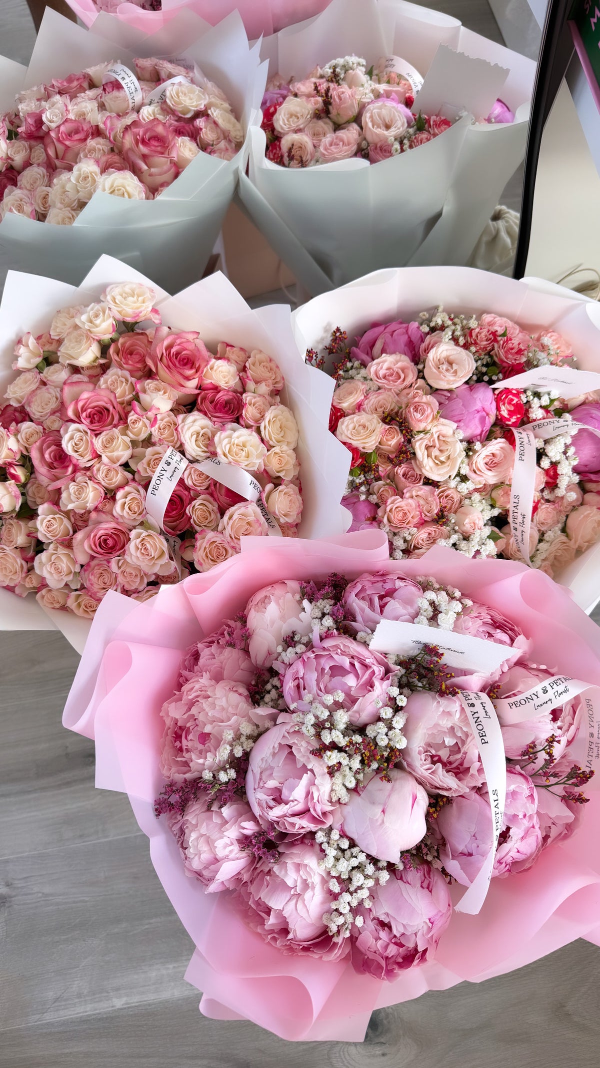 Rosé Fresca Medium Mixed Bouquet