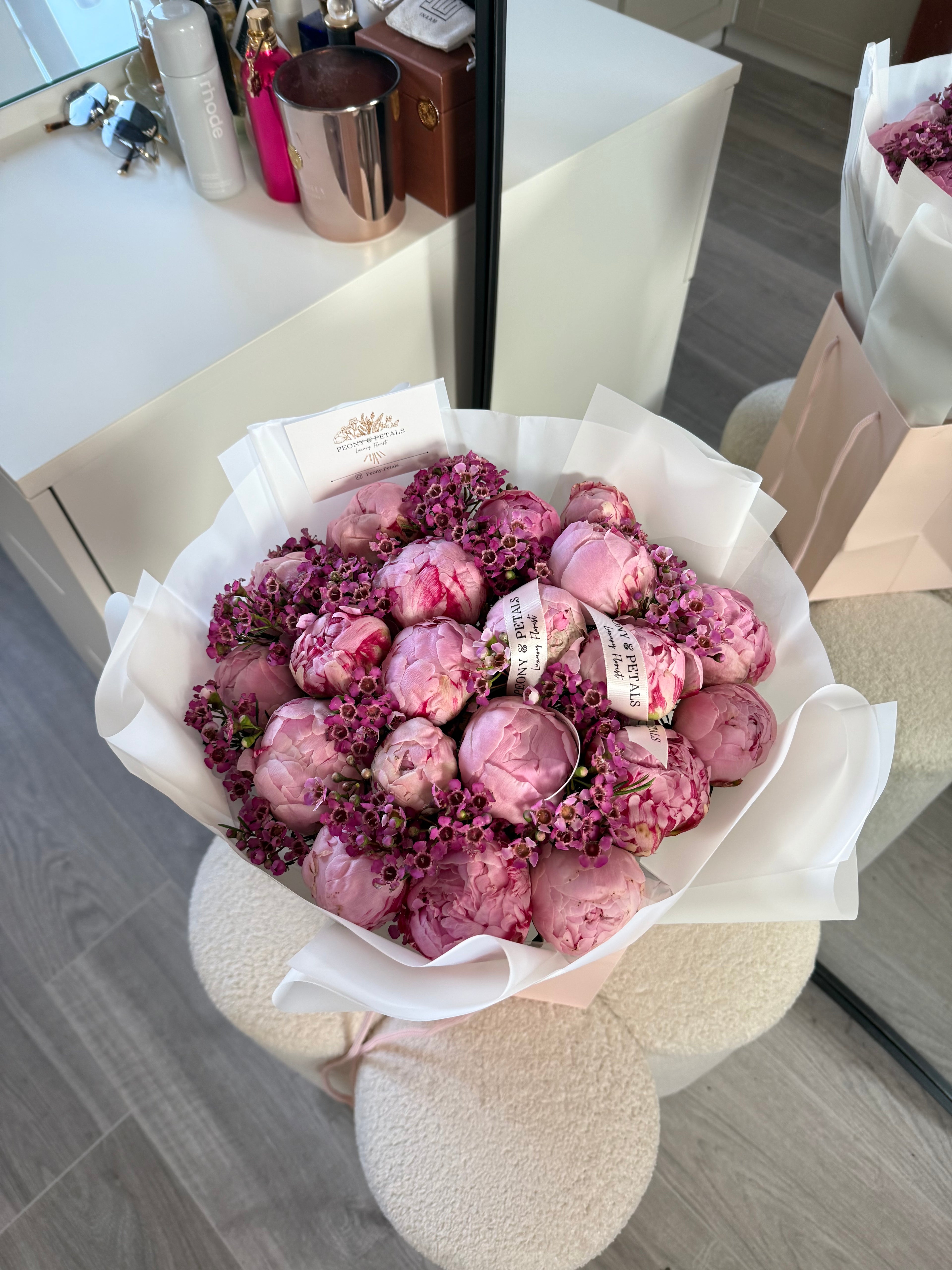 Bouquet of Pink Peonies | 20 Stems