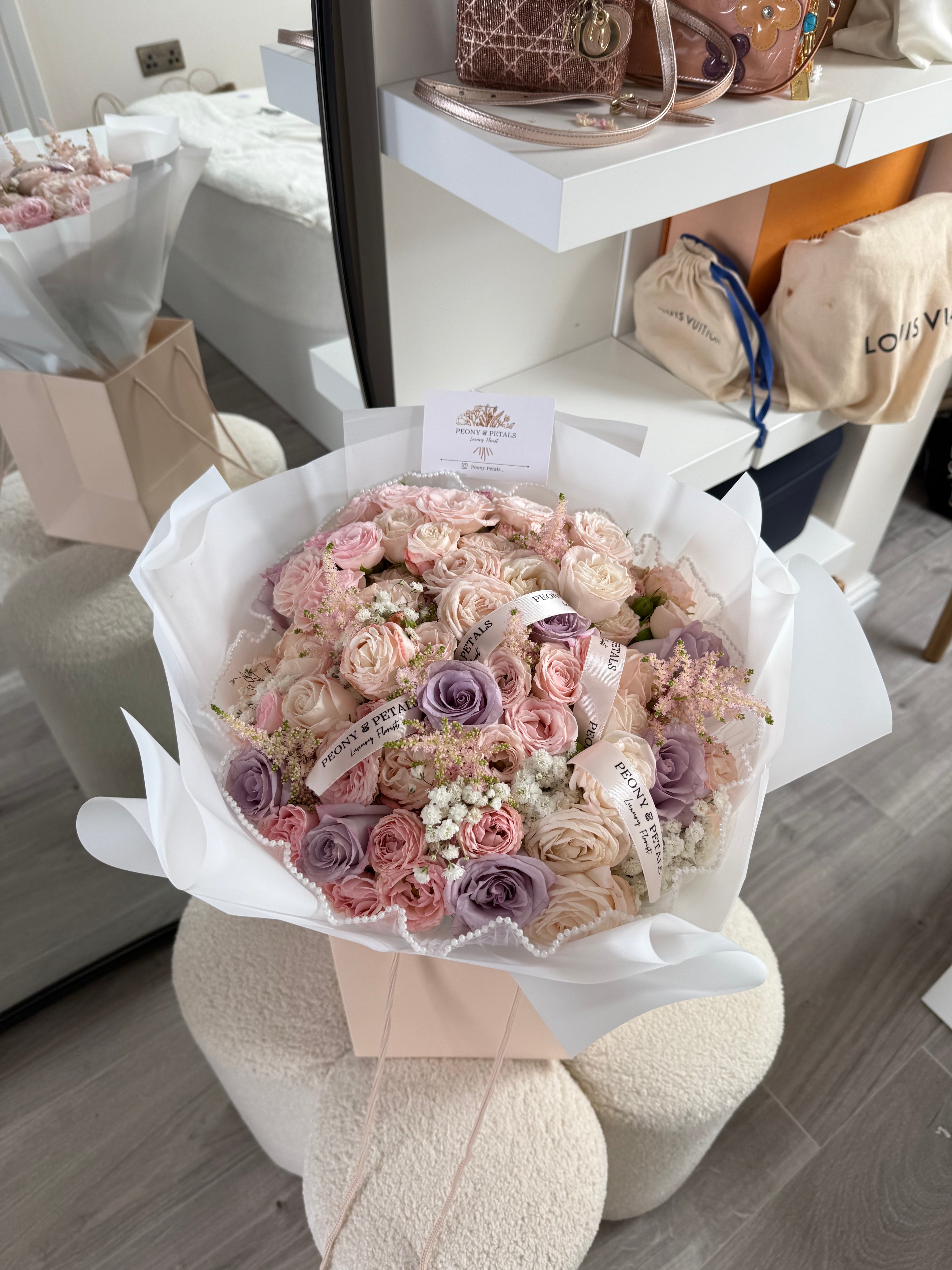 Belle Large Mixed Rose Bouquet