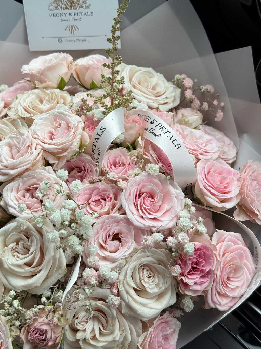 Rose Quartz Medium Mixed Bouquet