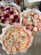 Blush Chantilly Medium Mixed Bouquet