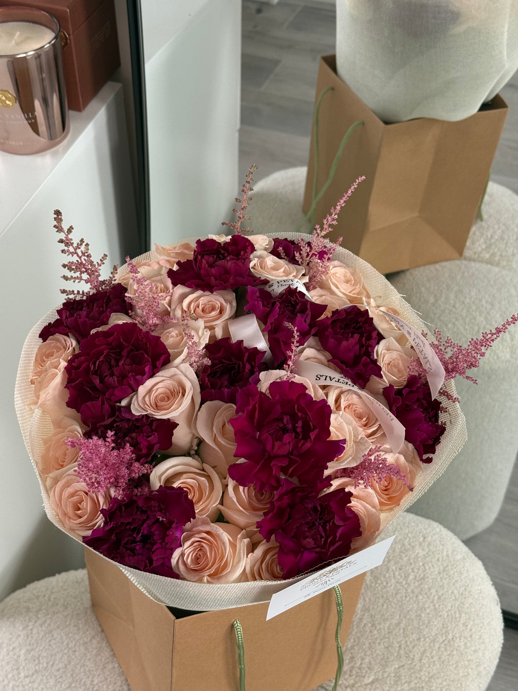 Bordeaux Blush Large