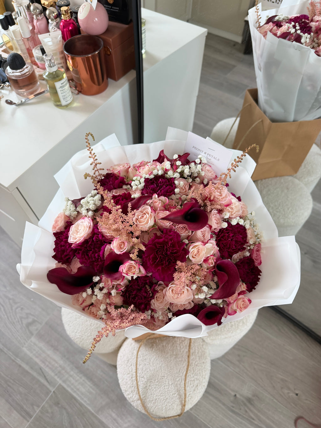 Velours Rosé Large Bouquet