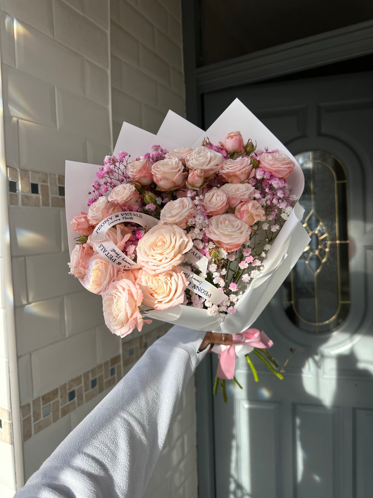 Blush Rose Small Mixed Bouquet