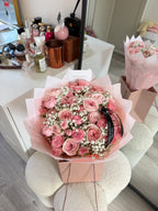 Rose Ballerina Medium Mixed Bouquet - Light