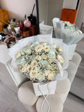 Ivory Skies Medium Mixed Bouquet