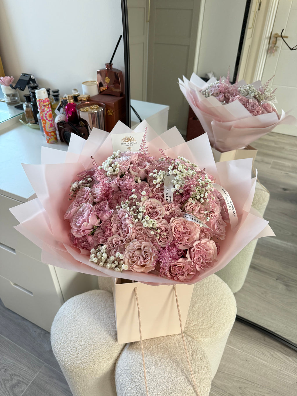 Lilac Baby Flow Large Mixed Bouquet