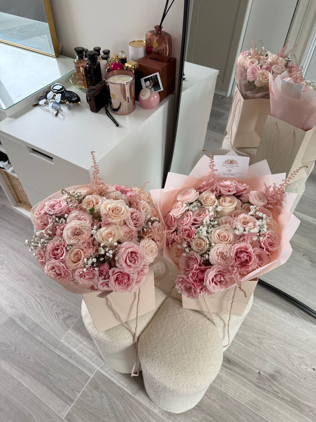 Jardin de Rosé Medium Mixed Bouquet