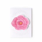 Bespoke Flower Cards - Pink