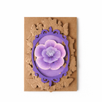 Bespoke Flower Card - Lilac
